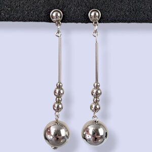 (2/$20) Vintage Dangling Metal Ball Earrings